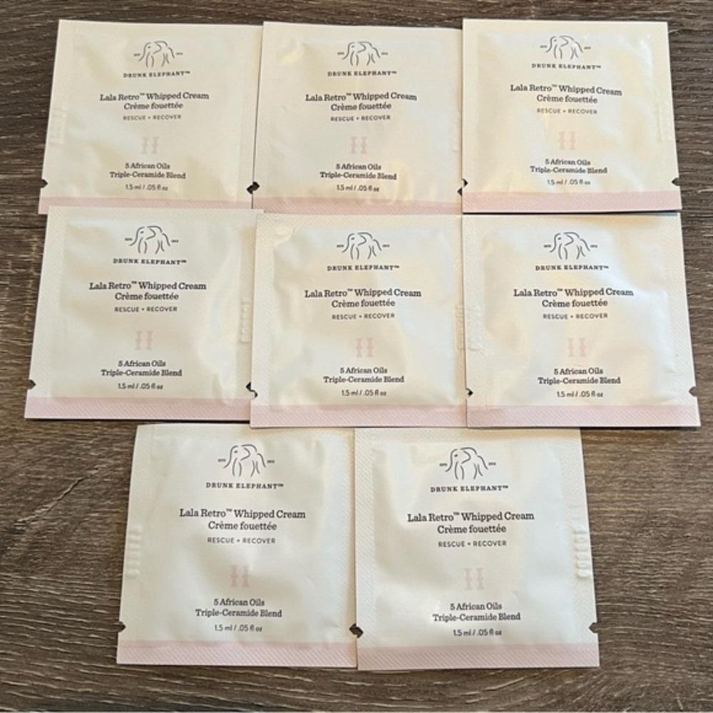 Drunk Elephant Lala Retro Whipped Cream 15ml X8 Pack